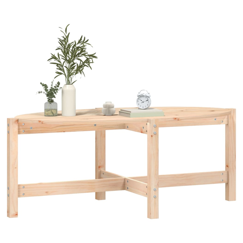 vidaXL Coffee Table 118x63x45 cm vidaXL Solid Wood Pine - Coffee Tables Coffee Table