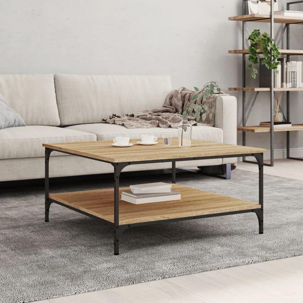 vidaXL Coffee Table Black 40x40x55 cm vidaXL Engineered Wood - Coffee Tables Coffee Table