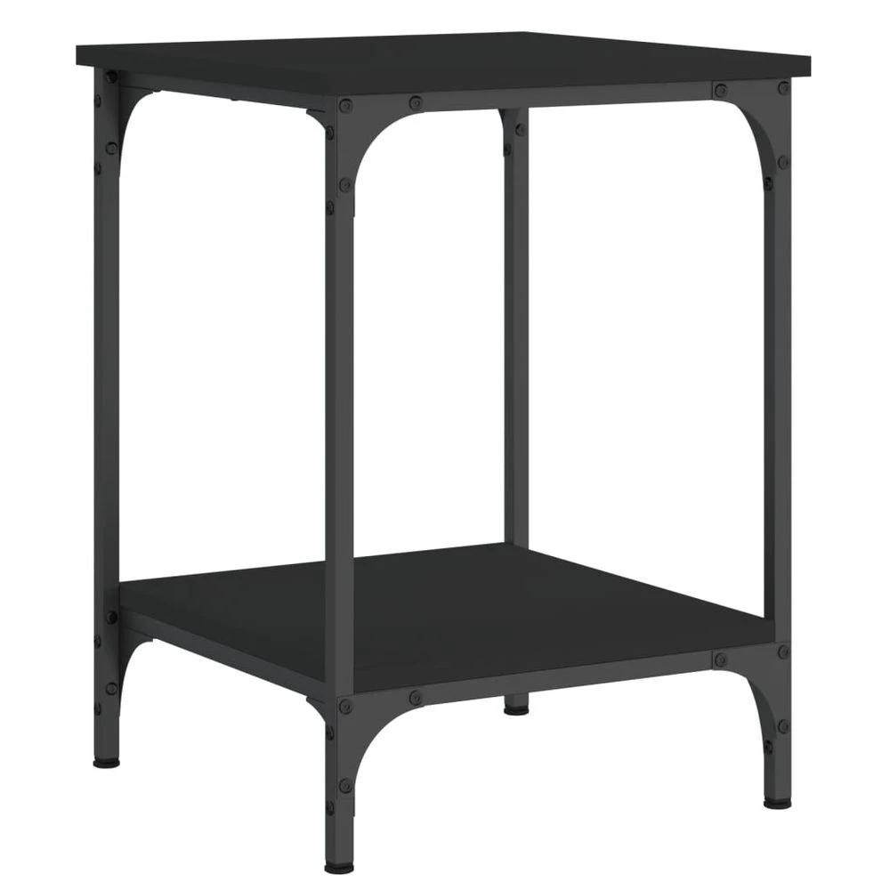 vidaXL Coffee Table Black 40x40x55 cm vidaXL Engineered Wood - Coffee Tables Coffee Table