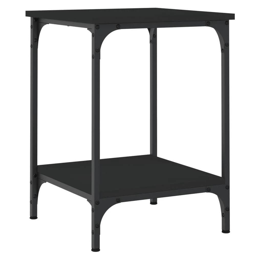 vidaXL Coffee Table Black 40x40x55 cm vidaXL Engineered Wood - Coffee Tables Coffee Table
