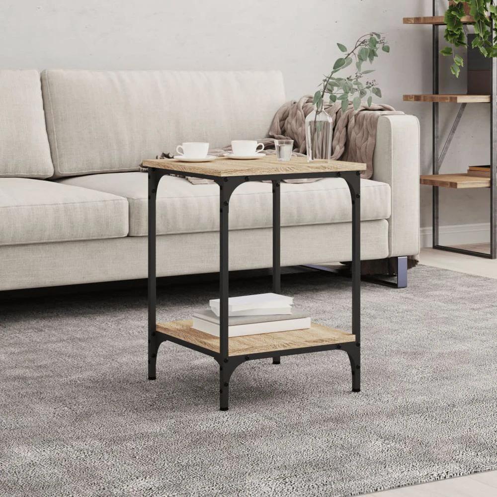 vidaXL Coffee Table Black 40x40x55 cm vidaXL Engineered Wood - Coffee Tables Coffee Table