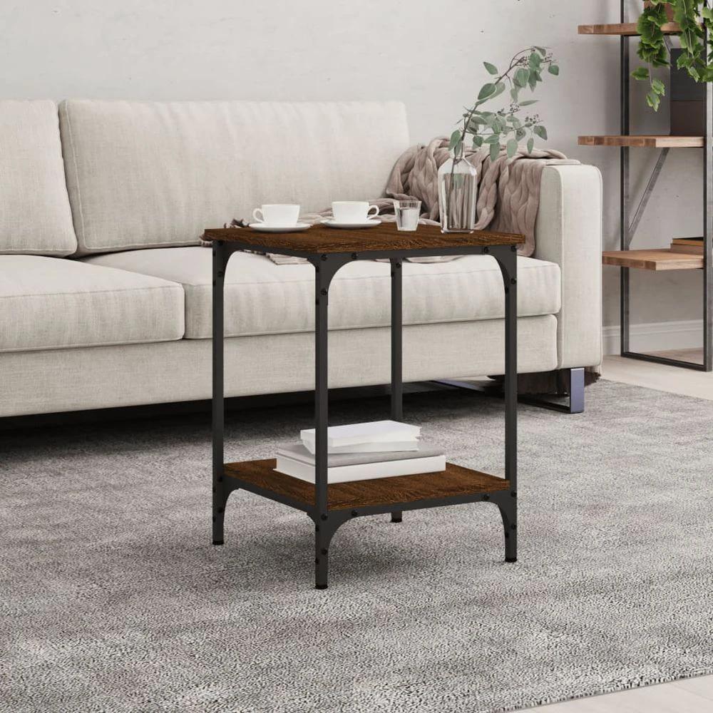 vidaXL Coffee Table Black 40x40x55 cm vidaXL Engineered Wood - Coffee Tables Coffee Table