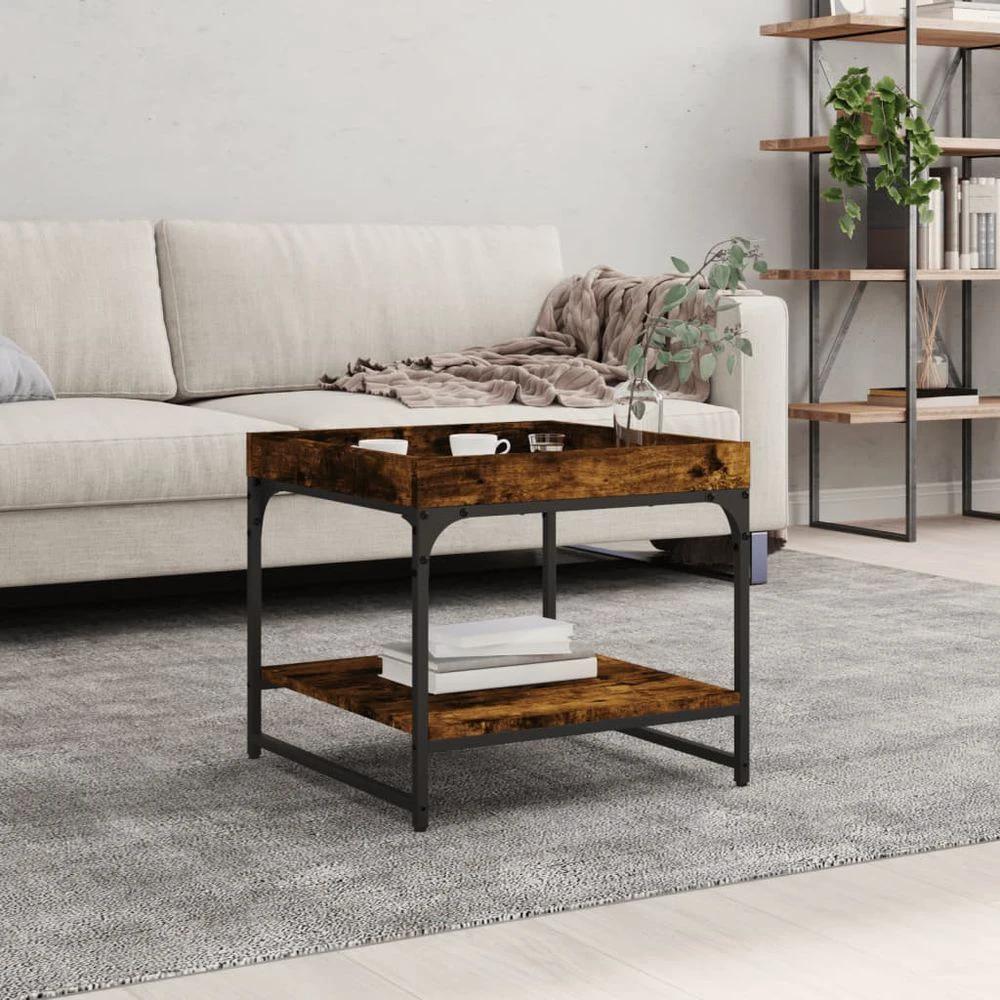 vidaXL Coffee Table Black 100x49x45 cm vidaXL Engineered Wood - Coffee Tables Coffee Table