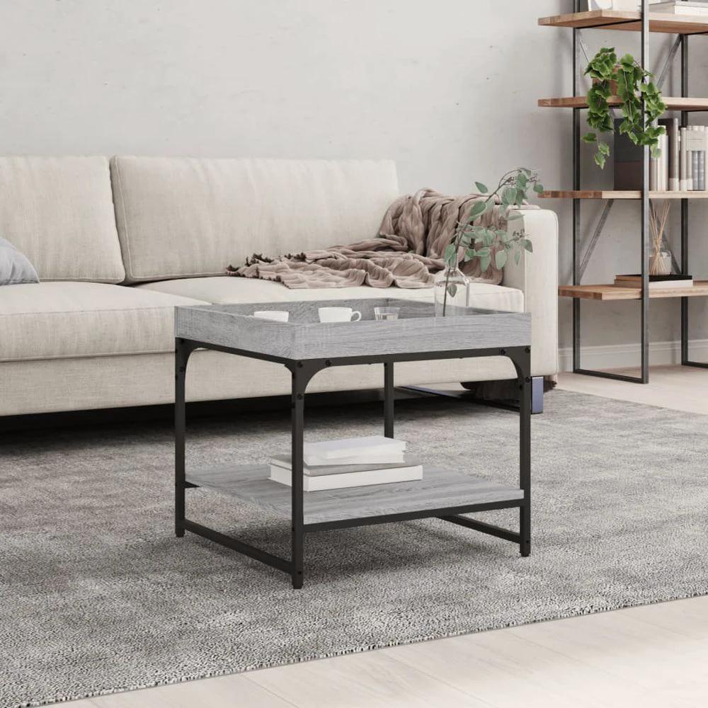 vidaXL Coffee Table Black 100x49x45 cm vidaXL Engineered Wood - Coffee Tables Coffee Table