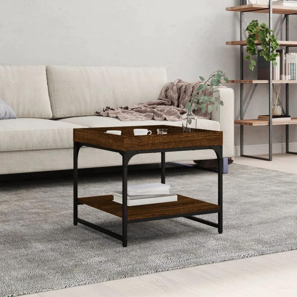 vidaXL Coffee Table Black 100x49x45 cm vidaXL Engineered Wood - Coffee Tables Coffee Table