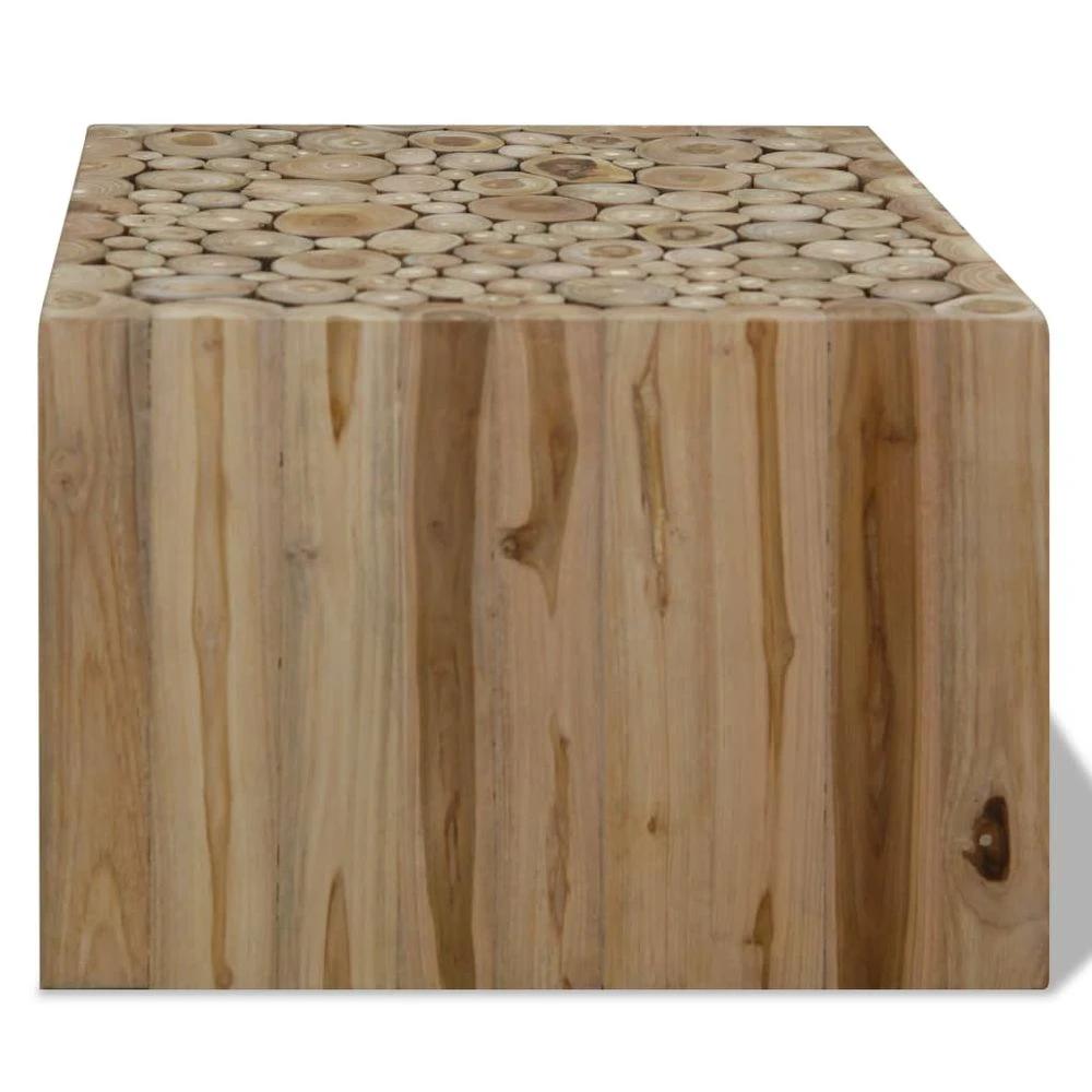 vidaXL Coffee Table vidaXL Genuine Teak 50x50x35 cm - Coffee Tables Coffee Table