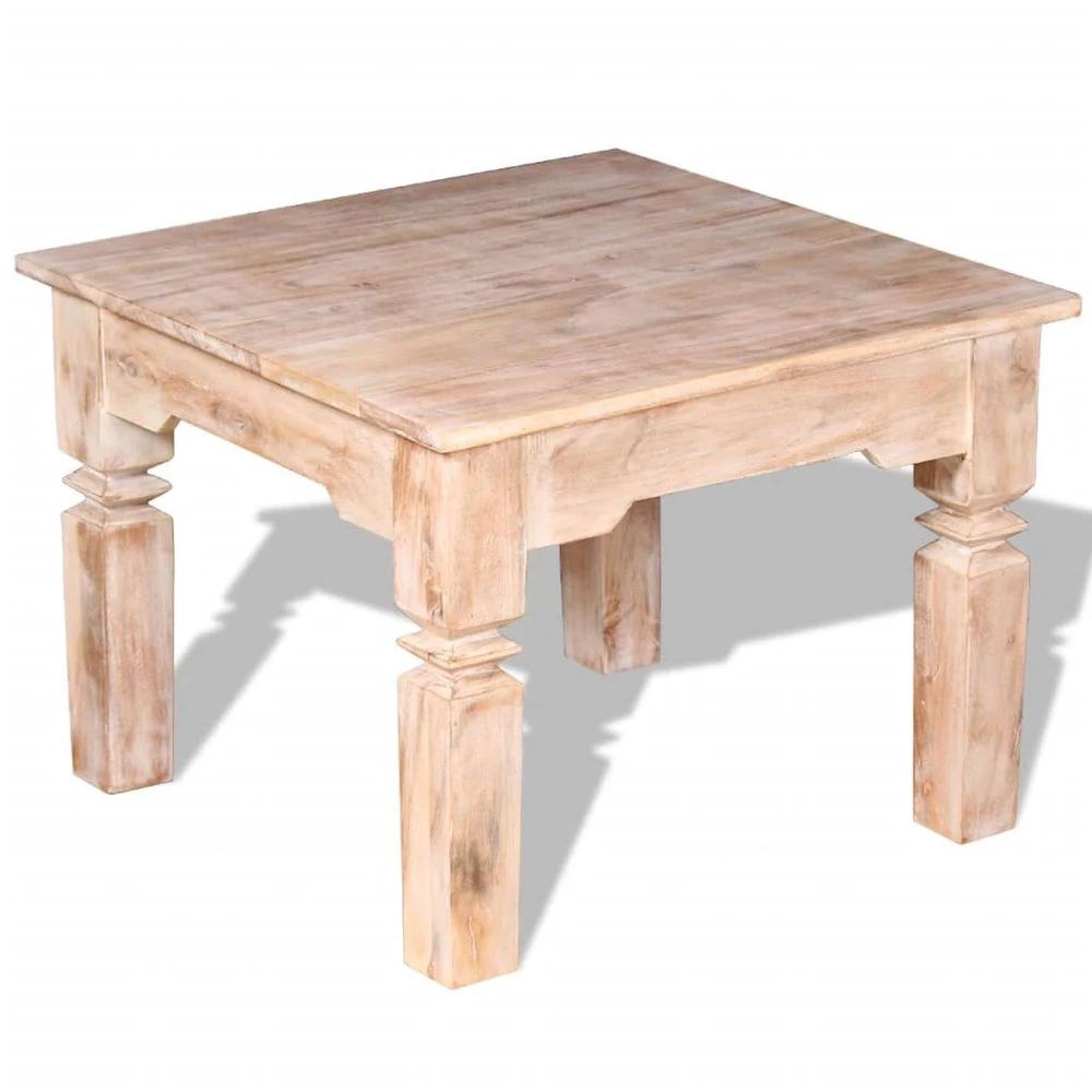 Coffee Table Acacia Wood vidaXL 60x60x45 cm by vidaXL