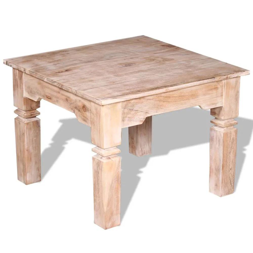 Coffee Table Acacia Wood vidaXL 60x60x45 cm by vidaXL