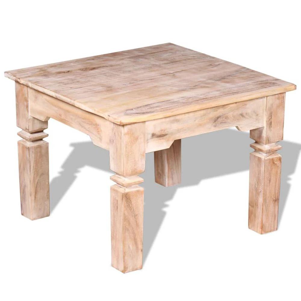 Coffee Table Acacia Wood vidaXL 60x60x45 cm by vidaXL