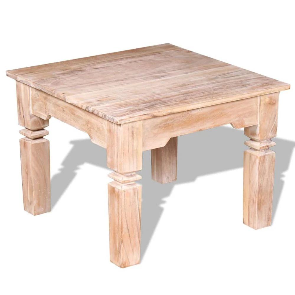 Coffee Table Acacia Wood vidaXL 60x60x45 cm by vidaXL
