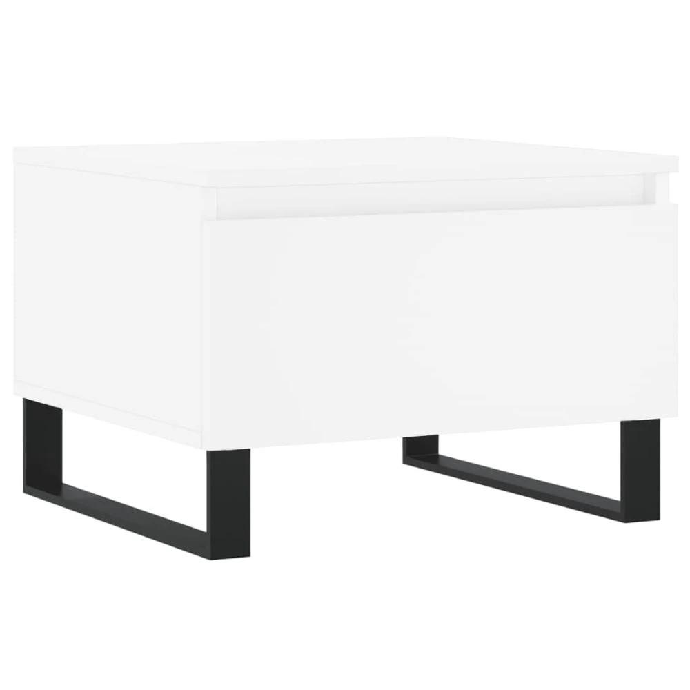 Coffee Table White 50x46x35 cm vidaXL Engineered Wood by vidaXL