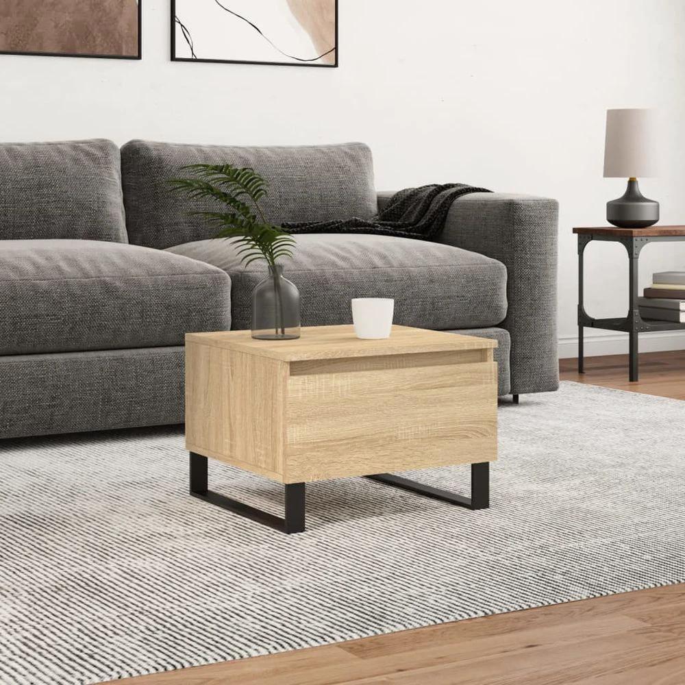 Coffee Table White 50x46x35 cm vidaXL Engineered Wood by vidaXL