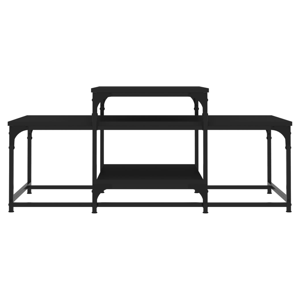 vidaXL Coffee Table Black 102x60x45 cm vidaXL Engineered Wood - Coffee Tables Coffee Table