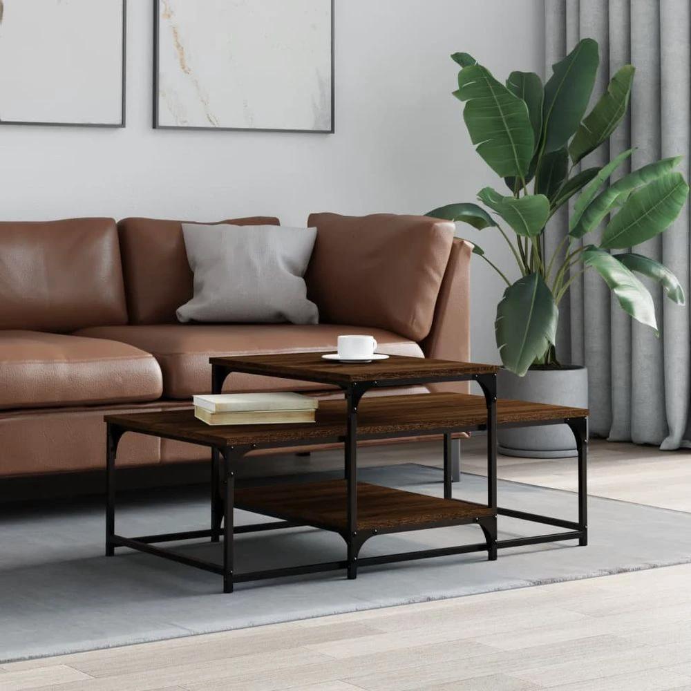 Coffee Table Black 102x60x45 cm vidaXL Engineered Wood by vidaXL