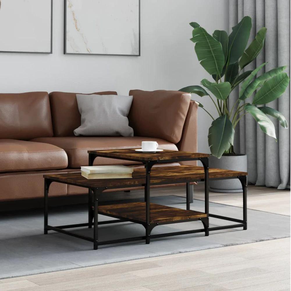 Coffee Table Black 102x60x45 cm vidaXL Engineered Wood by vidaXL