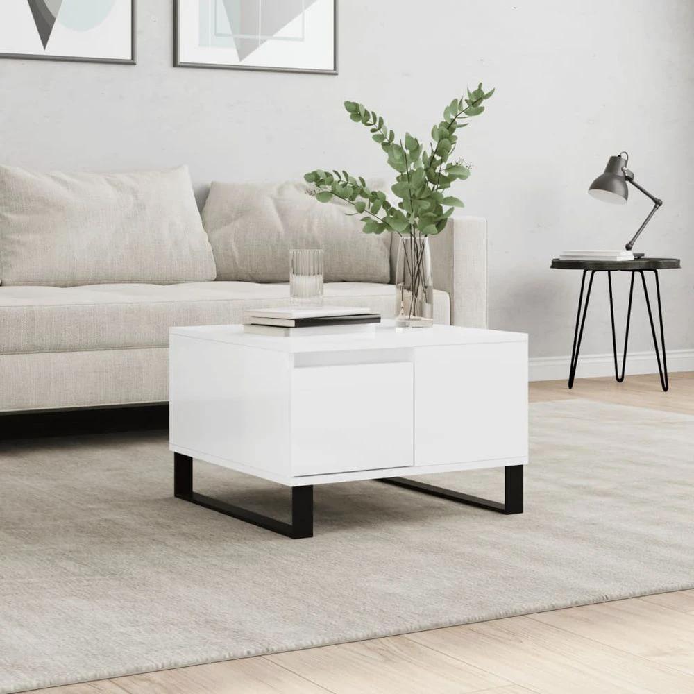 vidaXL Coffee Table Black 55x55x36.5 cm vidaXL Engineered Wood - Coffee Tables Coffee Table