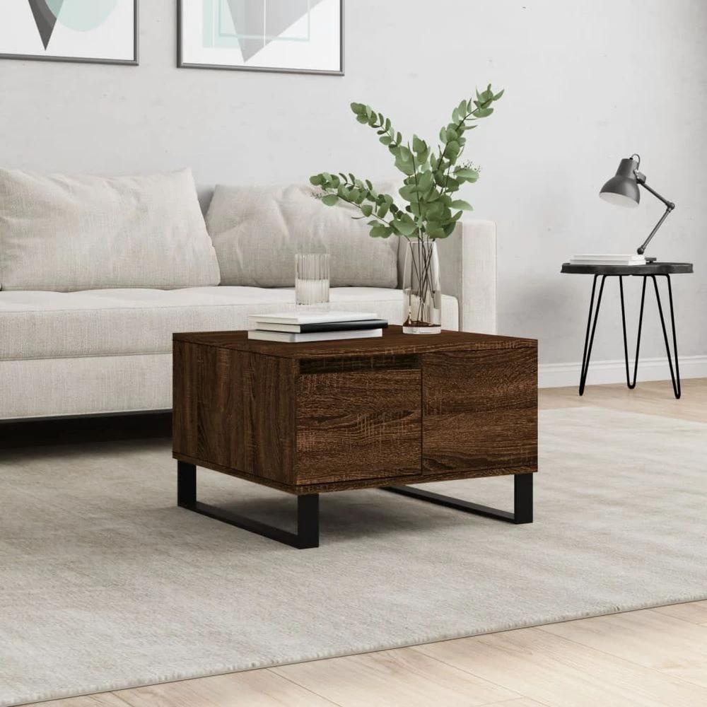 vidaXL Coffee Table Black 55x55x36.5 cm vidaXL Engineered Wood - Coffee Tables Coffee Table