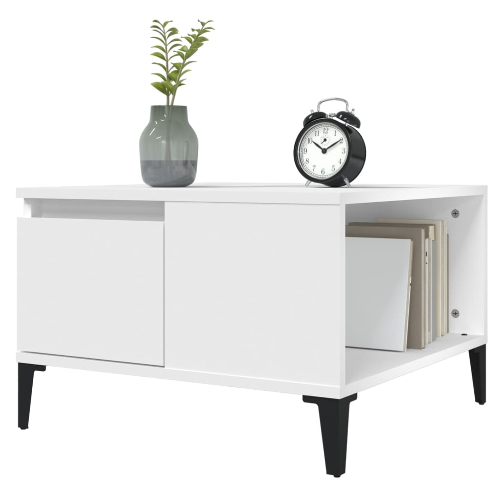 vidaXL Coffee Table White 55x55x36.5 cm vidaXL Engineered Wood - Coffee Tables Coffee Table