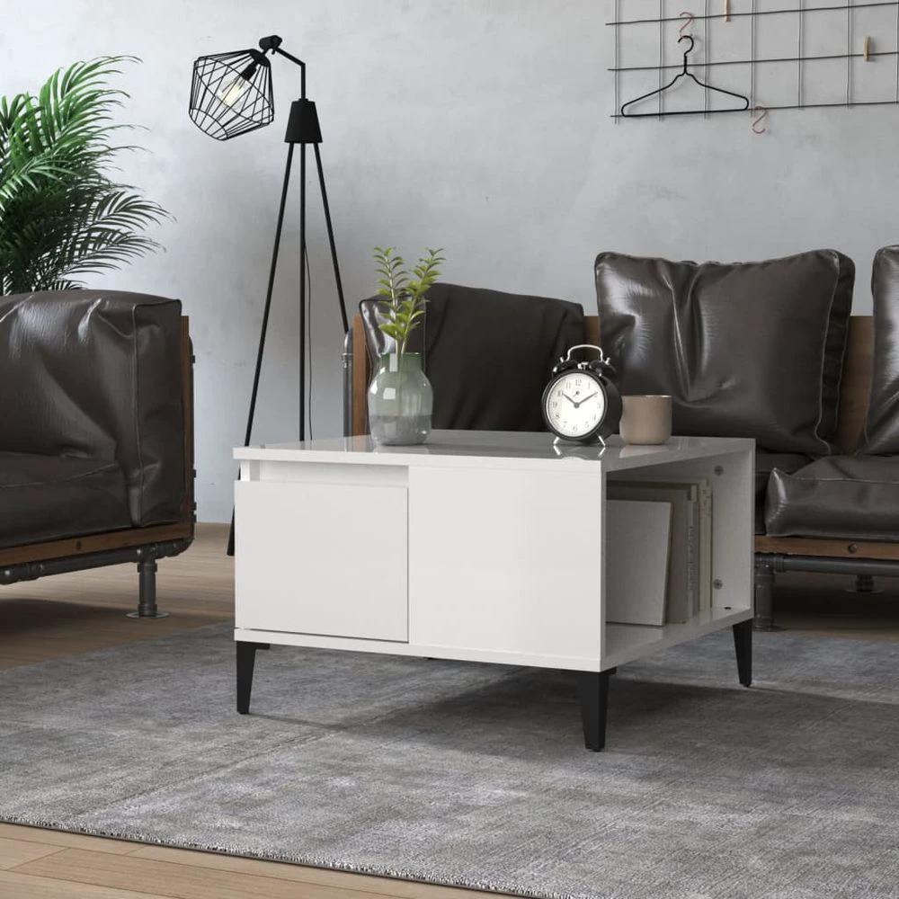 vidaXL Coffee Table White 55x55x36.5 cm vidaXL Engineered Wood - Coffee Tables Coffee Table