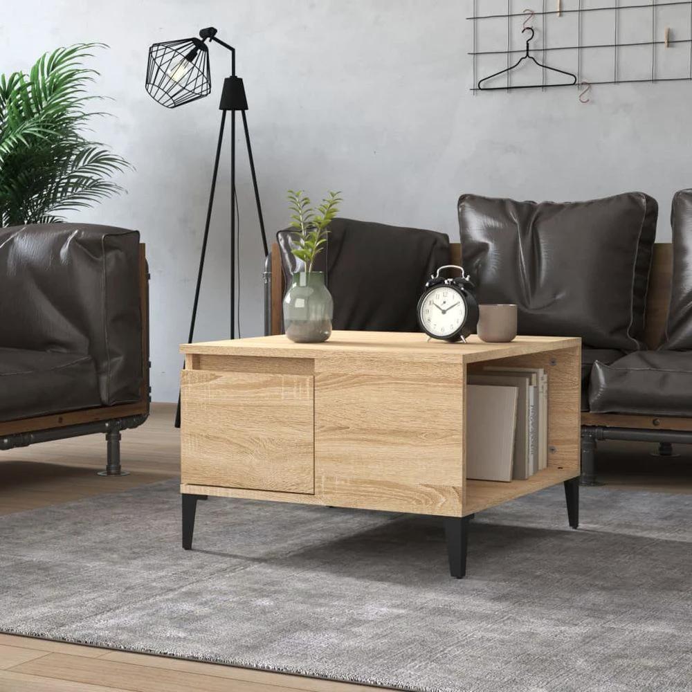 vidaXL Coffee Table White 55x55x36.5 cm vidaXL Engineered Wood - Coffee Tables Coffee Table
