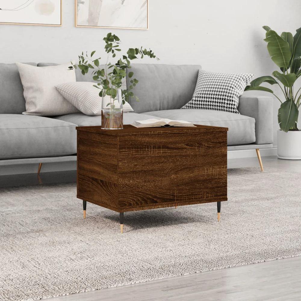 vidaXL Coffee Table White 60x44.5x45 cm vidaXL Engineered Wood - Coffee Tables Coffee Table