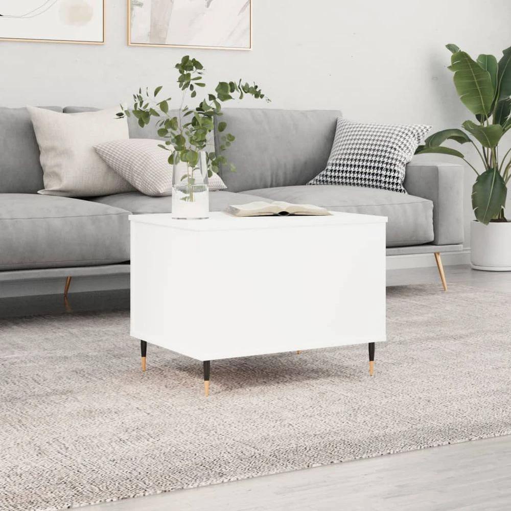 Coffee Table White 60x44.5x45 cm vidaXL Engineered Wood by vidaXL