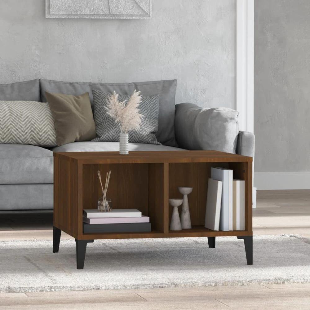 vidaXL Coffee Table White 60x50x36.5 cm vidaXL Engineered Wood - Coffee Tables Coffee Table