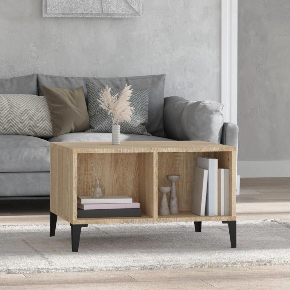 vidaXL Coffee Table White 60x50x36.5 cm vidaXL Engineered Wood - Coffee Tables Coffee Table