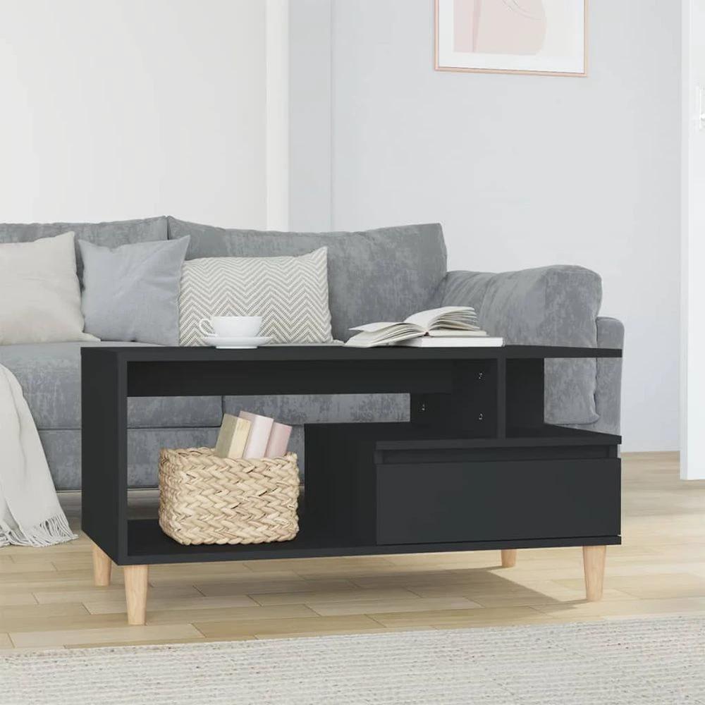 vidaXL Coffee Table White 90x49x45 cm vidaXL Engineered Wood - Coffee Tables Coffee Table