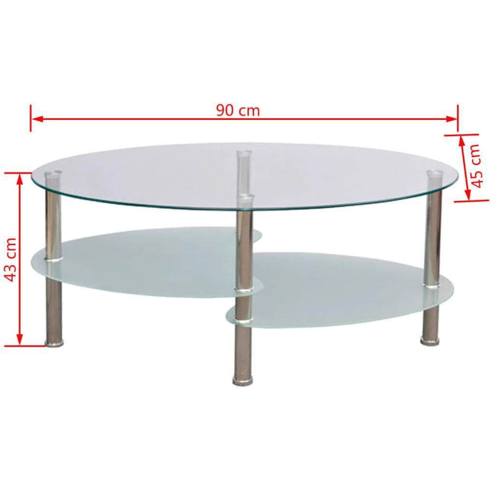 Coffee Table with Exclusive vidaXL Design White by vidaXL