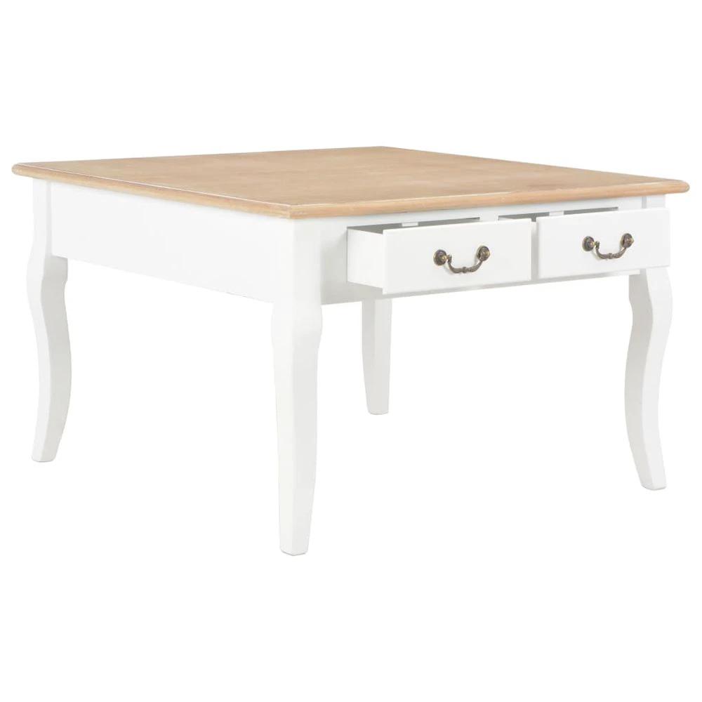 vidaXL Coffee Table White 80x80x50 cm vidaXL Wood - Coffee Tables Coffee Table