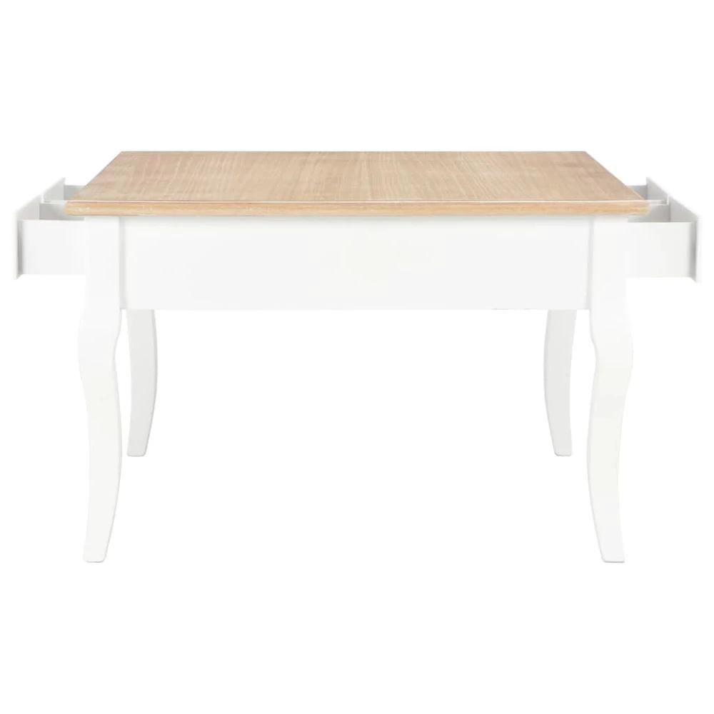 vidaXL Coffee Table White 80x80x50 cm vidaXL Wood - Coffee Tables Coffee Table