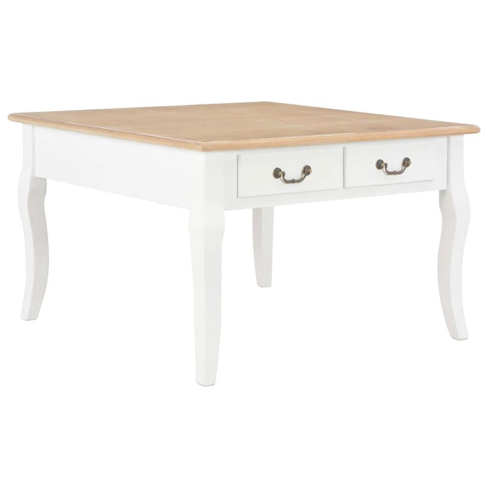 vidaXL Coffee Table White 80x80x50 cm vidaXL Wood - Coffee Tables Coffee Table