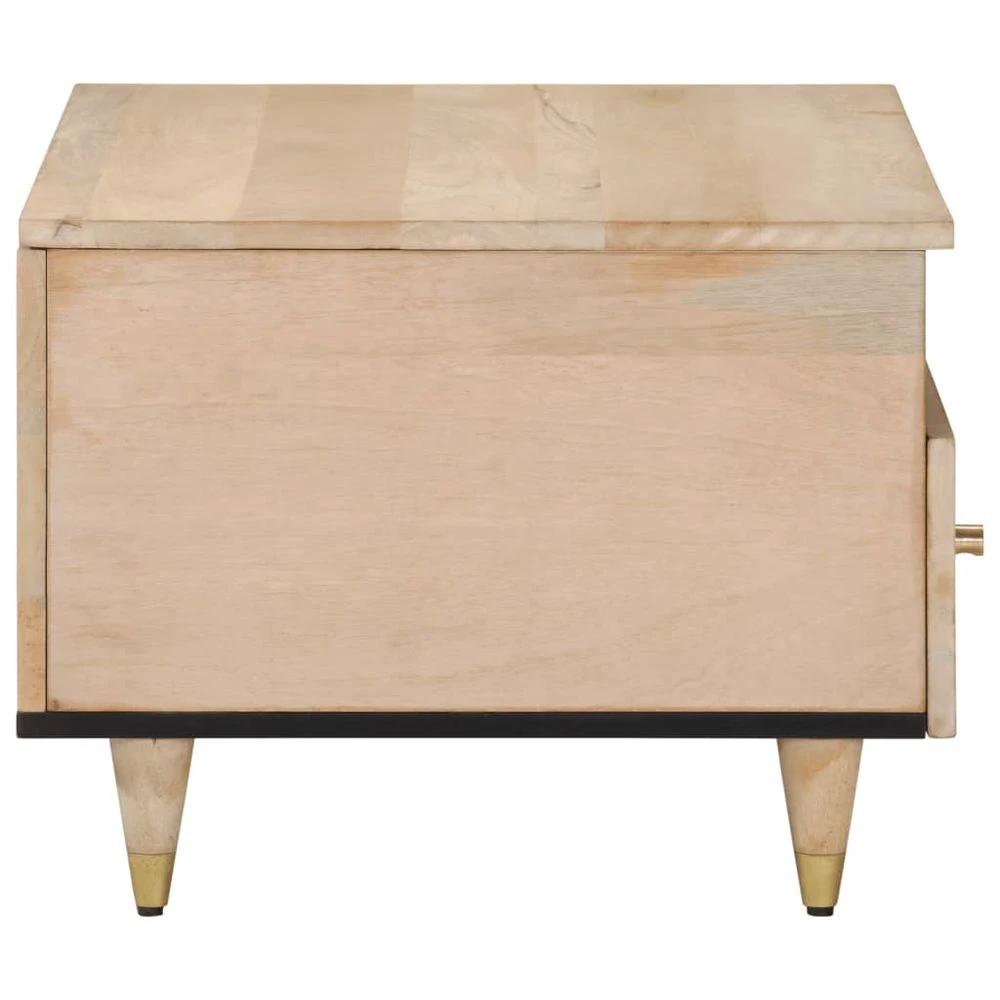 Coffee Table 80x54x40 cm vidaXL Solid Wood Mango by vidaXL