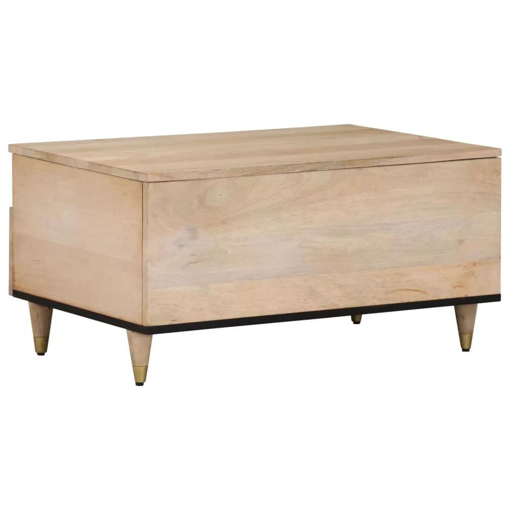Coffee Table 80x54x40 cm vidaXL Solid Wood Mango by vidaXL