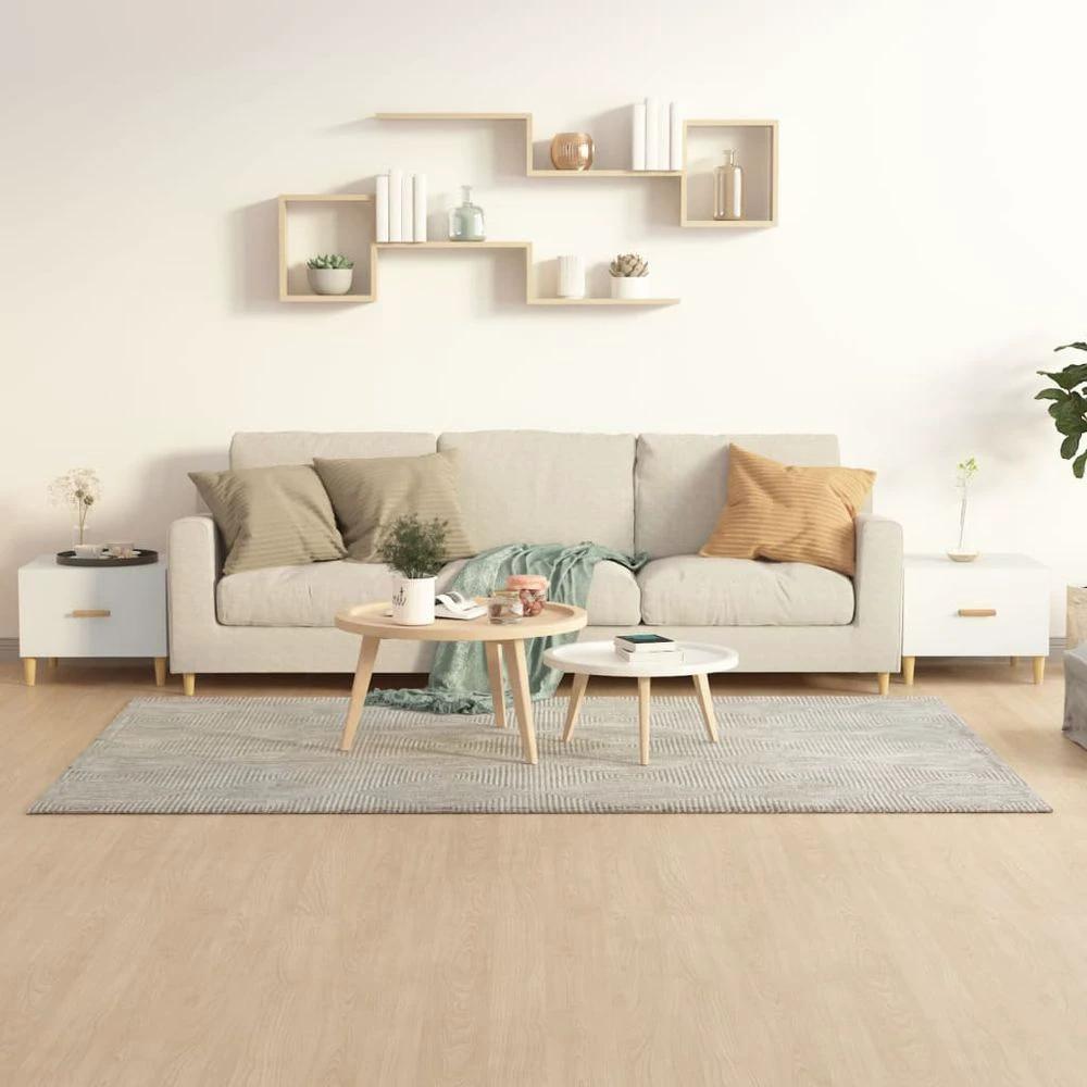 Coffee Table Smoked Oak vidaXL 50x50x40 cm Engineered Wood by vidaXL
