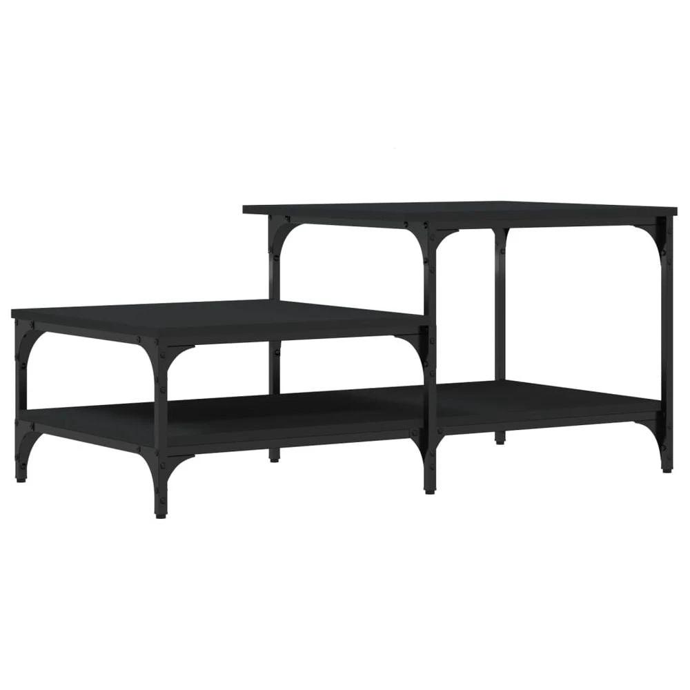 vidaXL Coffee Table Black 100x50.5x45 cm vidaXL Engineered Wood - Coffee Tables Coffee Table