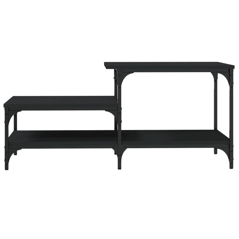 Coffee Table Black 100x50.5x45 cm vidaXL Engineered Wood by vidaXL