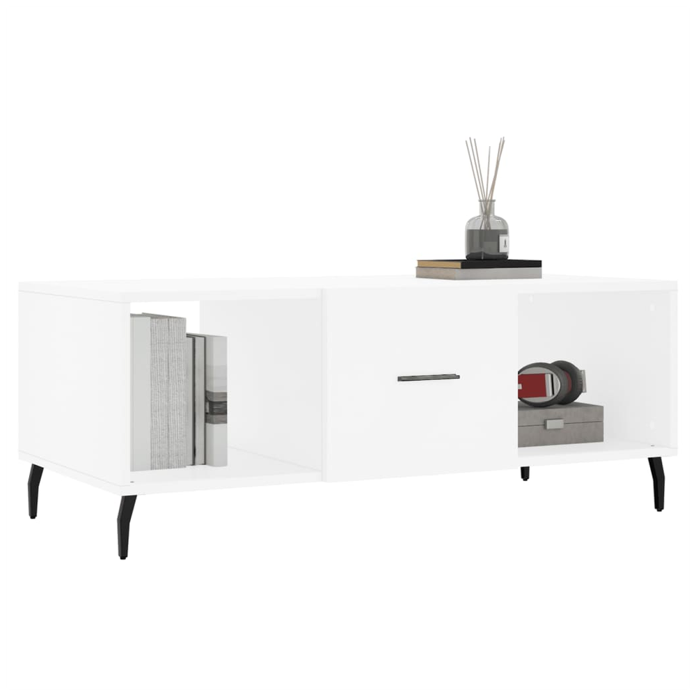 vidaXL Coffee Table White 102x50x40 cm vidaXL Engineered Wood - Coffee Tables Coffee Table
