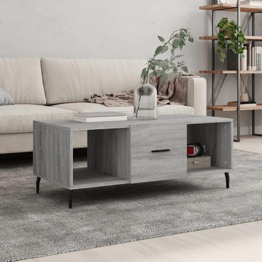 vidaXL Coffee Table White 102x50x40 cm vidaXL Engineered Wood - Coffee Tables Coffee Table