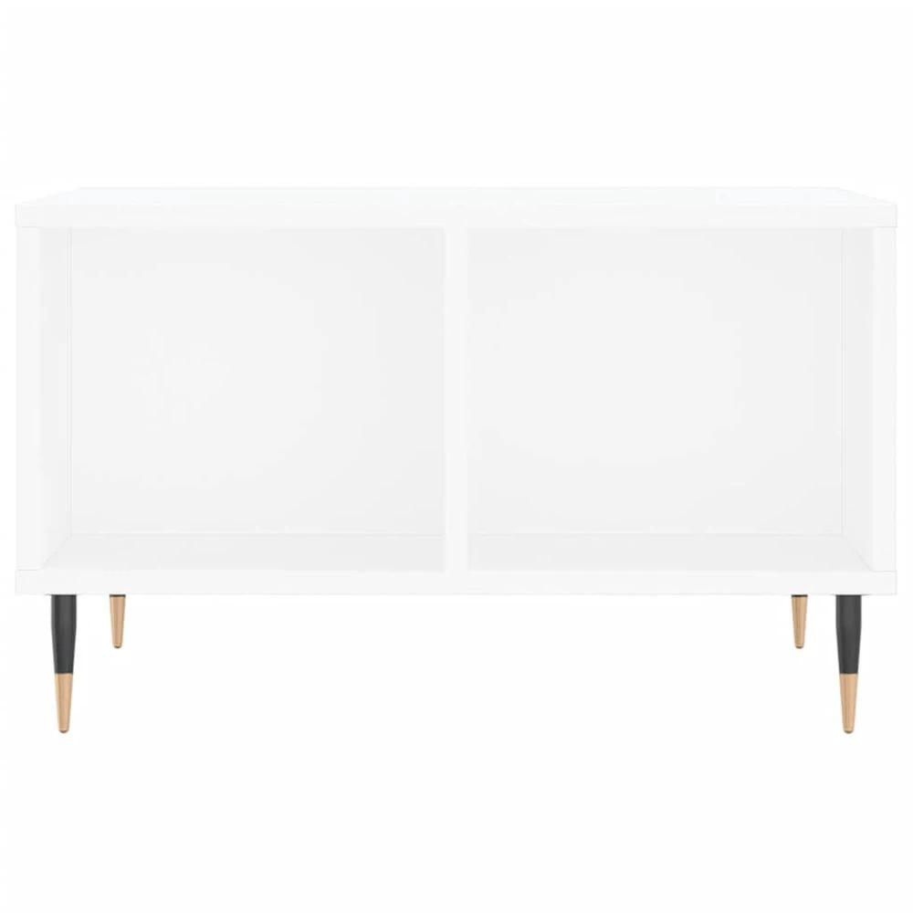 Coffee Table White 60x50x36.5 cm vidaXL Engineered Wood by vidaXL