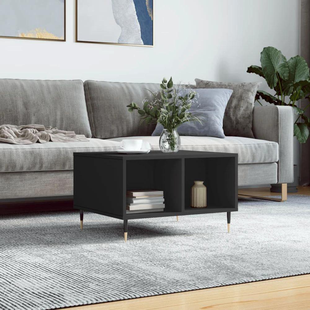vidaXL Coffee Table White 60x50x36.5 cm vidaXL Engineered Wood - Coffee Tables Coffee Table