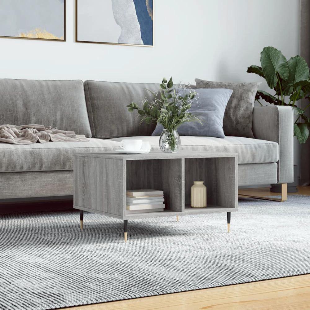 vidaXL Coffee Table White 60x50x36.5 cm vidaXL Engineered Wood - Coffee Tables Coffee Table