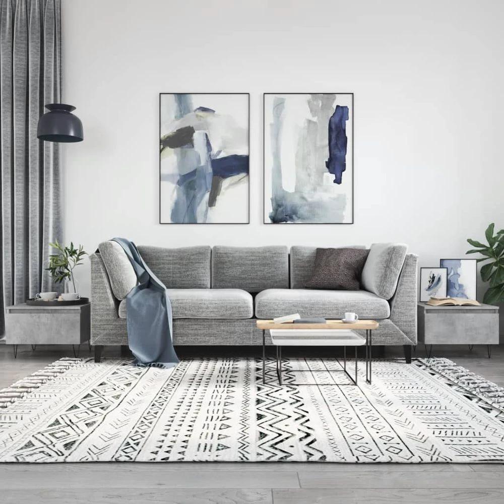 Coffee Table White 50x46x35 cm vidaXL Engineered Wood by vidaXL