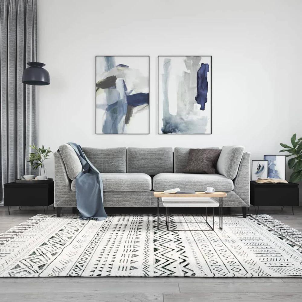 Coffee Table White 50x46x35 cm vidaXL Engineered Wood by vidaXL