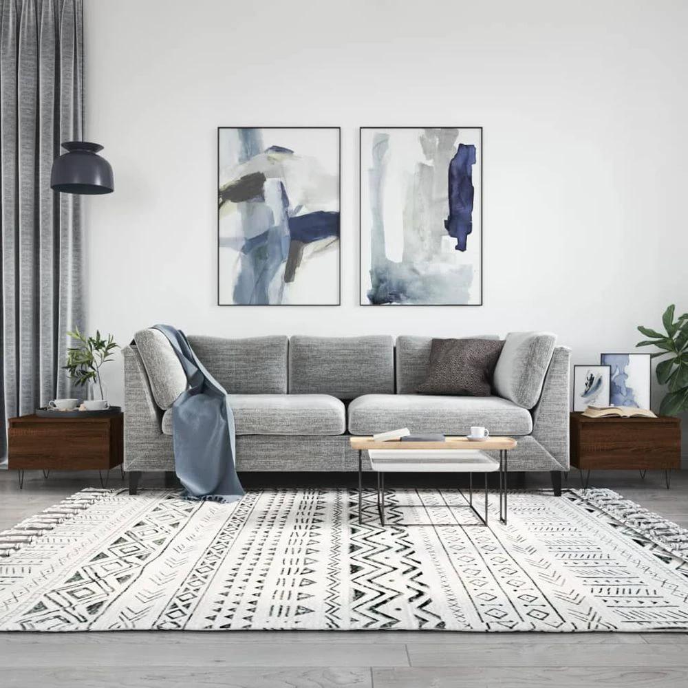 Coffee Table White 50x46x35 cm vidaXL Engineered Wood by vidaXL