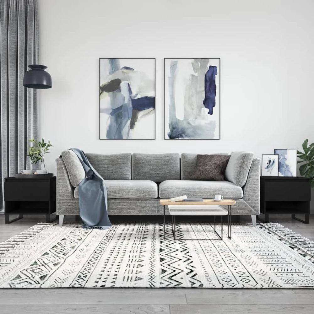 vidaXL Coffee Table White 50x46x50 cm vidaXL Engineered Wood - Coffee Tables Coffee Table