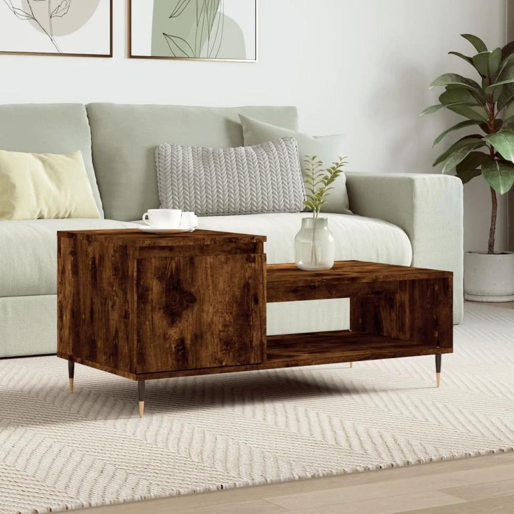 vidaXL Coffee Table White 100x50x45 cm vidaXL Engineered Wood - Coffee Tables Coffee Table