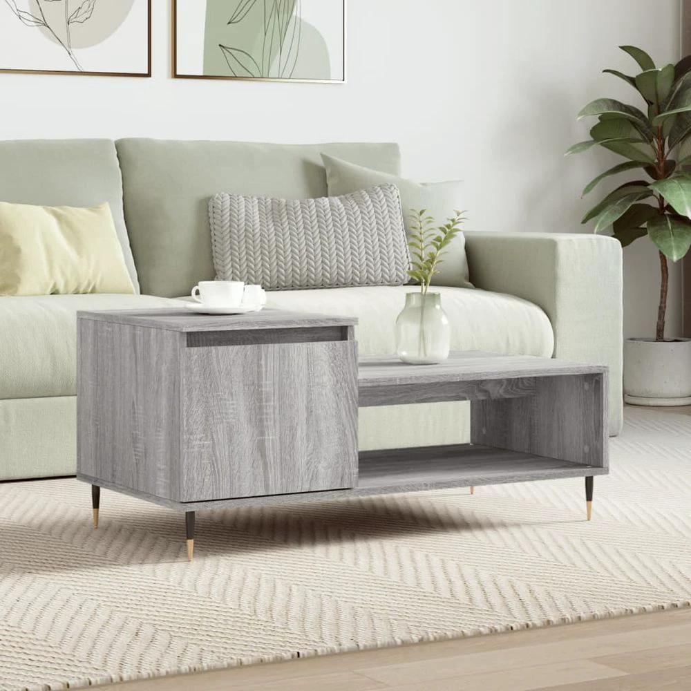 vidaXL Coffee Table White 100x50x45 cm vidaXL Engineered Wood - Coffee Tables Coffee Table