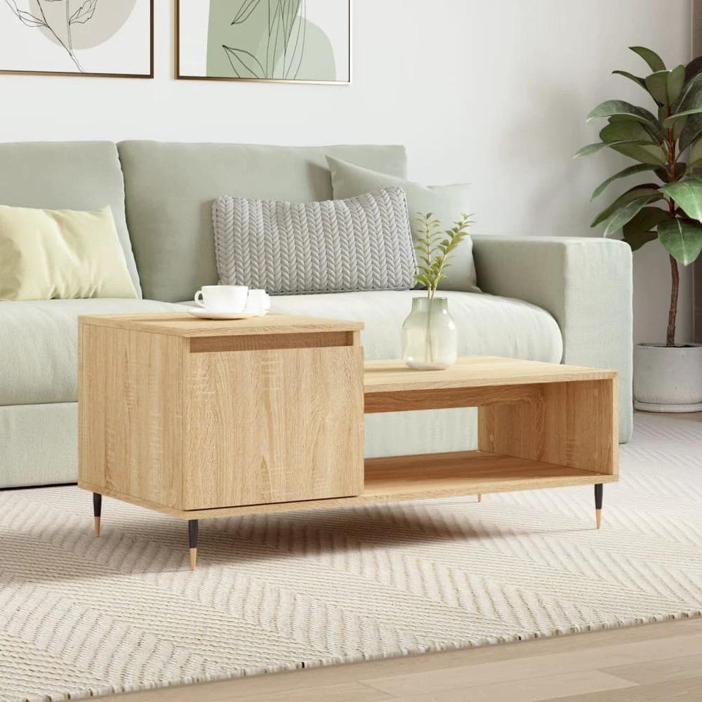 vidaXL Coffee Table White 100x50x45 cm vidaXL Engineered Wood - Coffee Tables Coffee Table